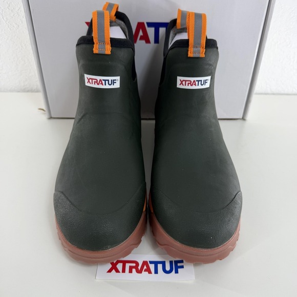 Xtratuf AIMR300 Boots Mens 12 Olive 6" ADB Ice Fleece Lined Waterproof Ankle - Picture 2 of 9